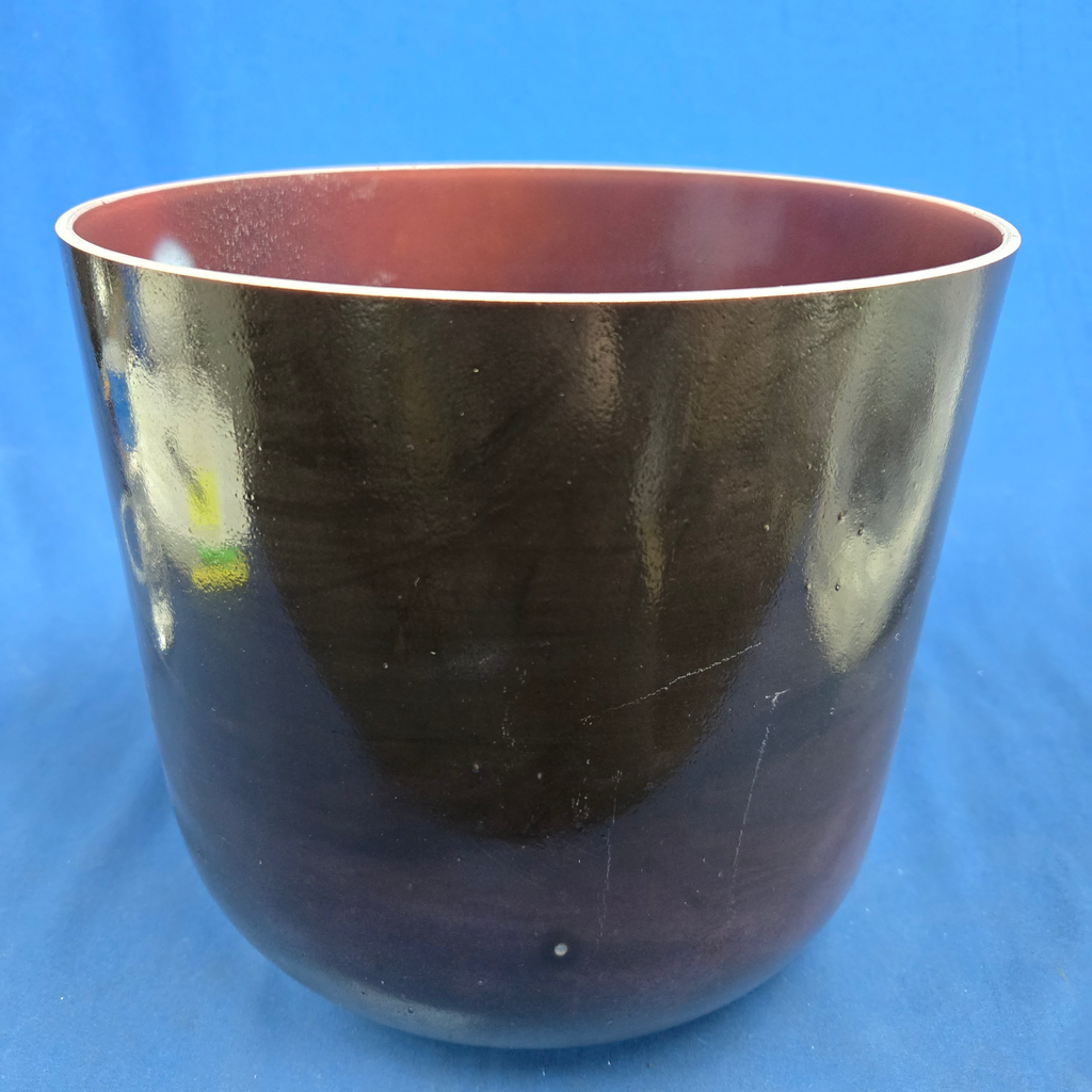 [4021] [#4021] 10" Cherry & Acai Infused Quartz Crystal Singing Bowl | 3F#+26 | 187 Hz