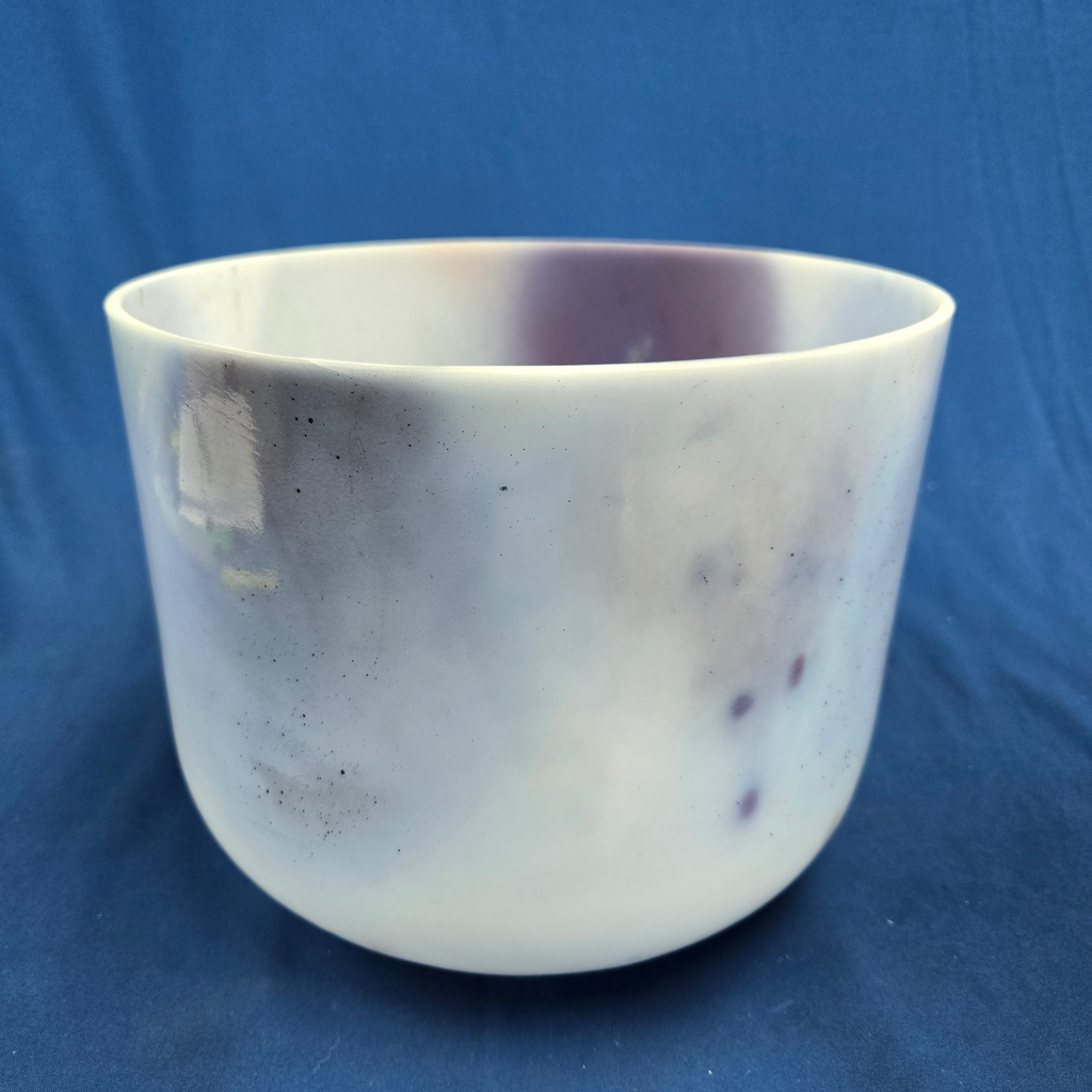 [4031] [#4031] 10" Lepidolite Infused Quartz Crystal Singing Bowl | 3G#+38 | 212 Hz