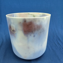 [#4033] Lepidolite Infused Quartz Crystal Singing Bowl | 10" | 3F#-44 | 180 Hz | Wabi Sabi