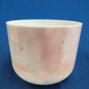 [#4036] 10" Himalayan Pink Salt Infused Quartz Crystal Singing Bowl | 3A-13 | 218 Hz