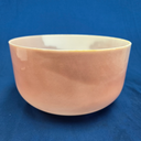 [#4040] 10" Rose Quartz Infused Quartz Crystal Singing Bowl | 3A+23 | 222 Hz
