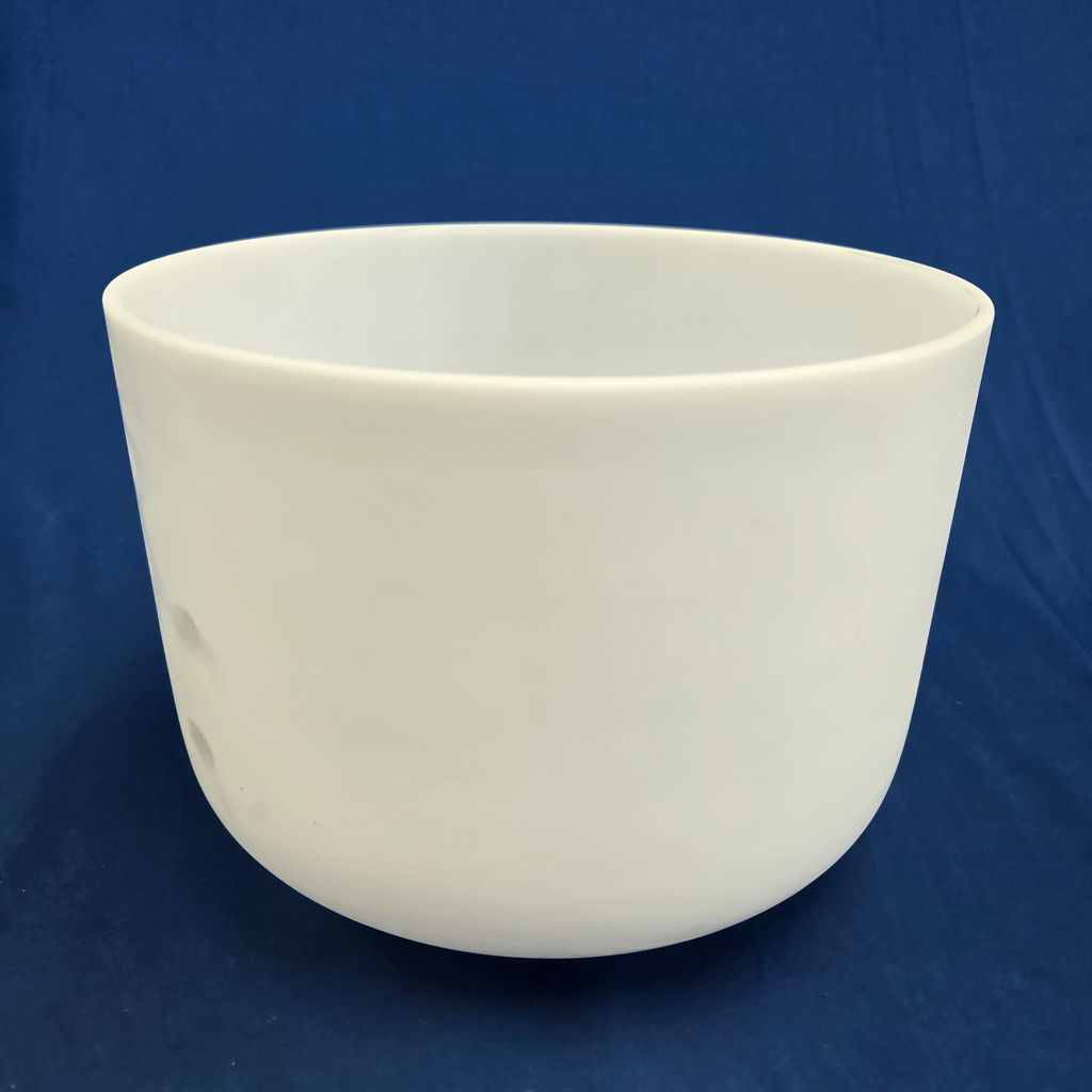 [4068] [#4068] 10" Opaque Quartz Crystal Singing Bowl | 4C-11 | 260 Hz