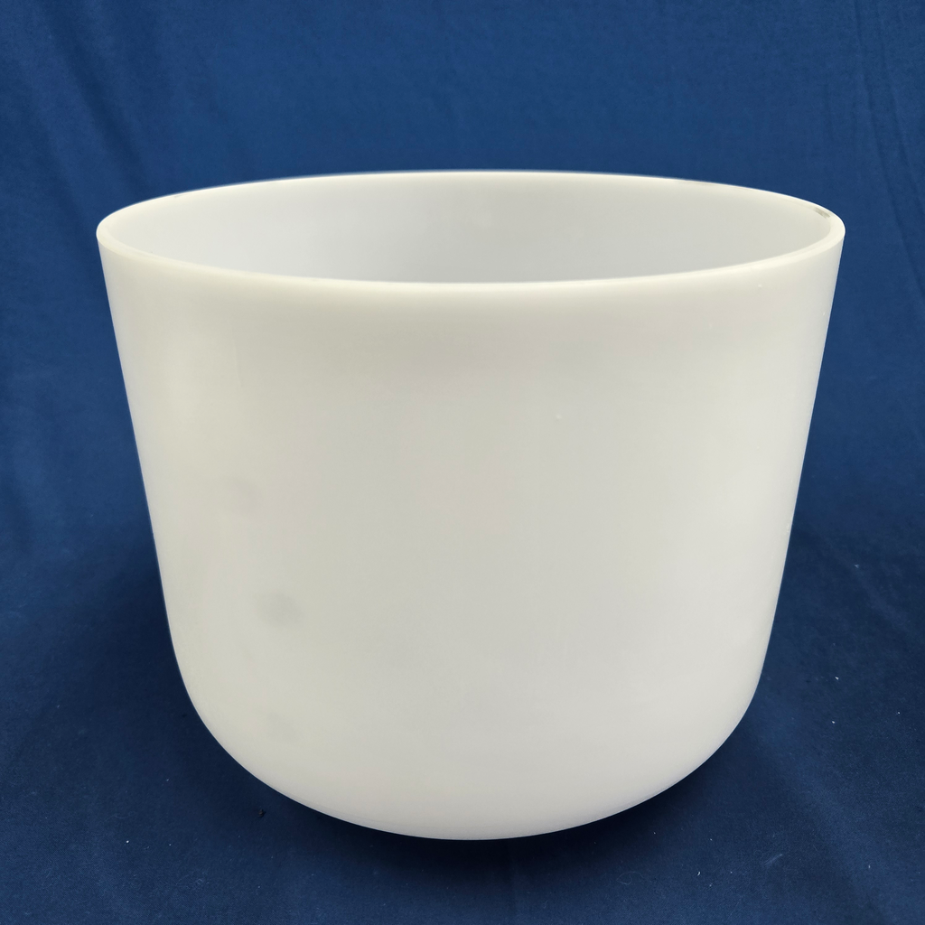 [4070] [#4070] 10" Opaque Quartz Crystal Singing Bowl | 3A#-36 | 228 Hz