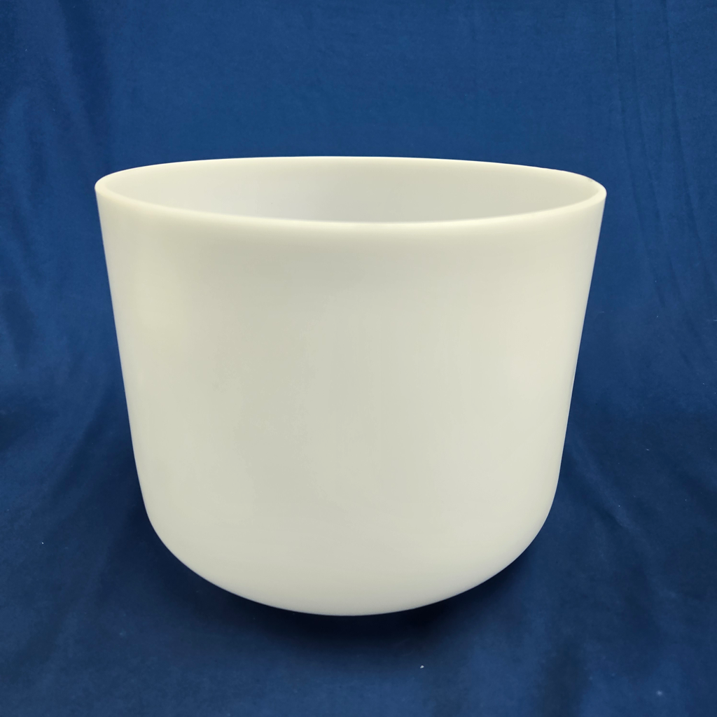 [4071] [#4071] 10" Opaque Quartz Crystal Singing Bowl | 3A+8 | 221 Hz