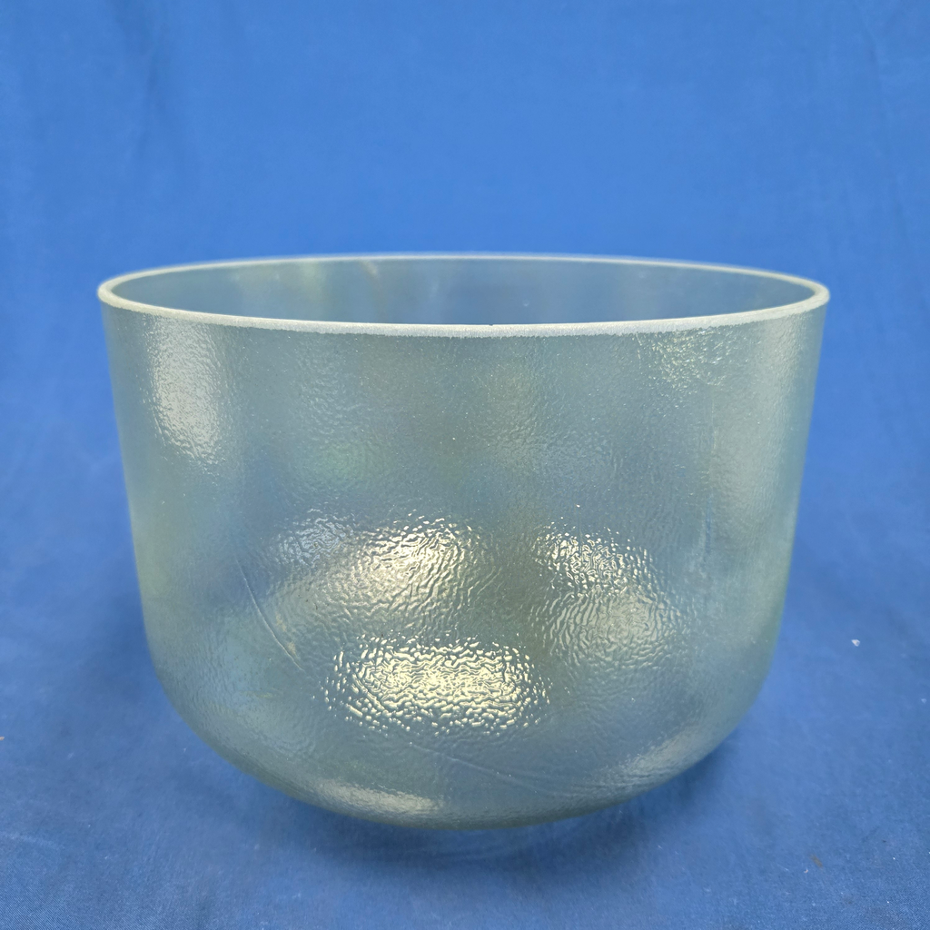 [4079] [#4079] 10" Green Amythist Infused Quartz Crystal Singing Bowl | 3B-17 | 244 Hz