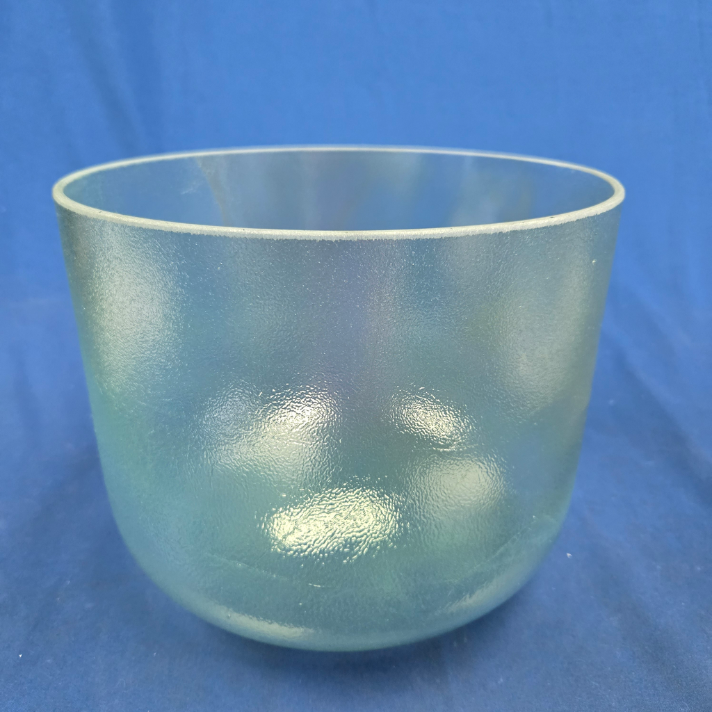[4082] [#4082] 10" Green Amethyst Infused Quartz Crystal Singing Bowl | 3A+48 | 226 Hz