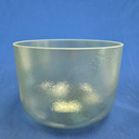 [#4083] 10" Green Amethyst Infused Quartz Crystal Singing Bowl | 3A#+30 | 237 Hz