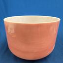 [#4130] 12" Rose Quartz Infused Quartz Crystal Singing Bowl | 3F#-31 | 181 Hz