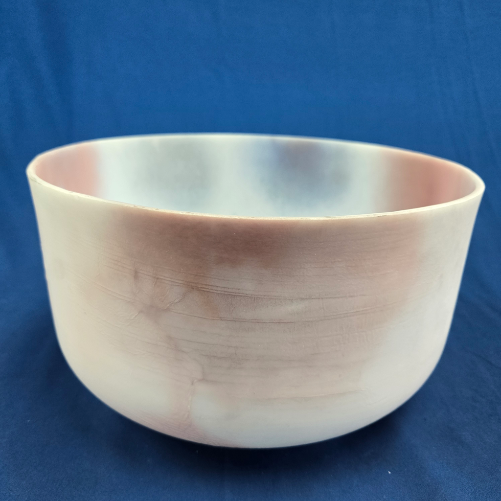 [4142] [#4142] 12" Lepidolite Infused Quartz Crystal Singing Bowl | 3A-3 | 219 Hz