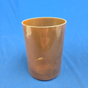[#4143] 6" Golden Honey Infused Quartz Crystal Singing Bowl | 4A#+34 | 475 Hz