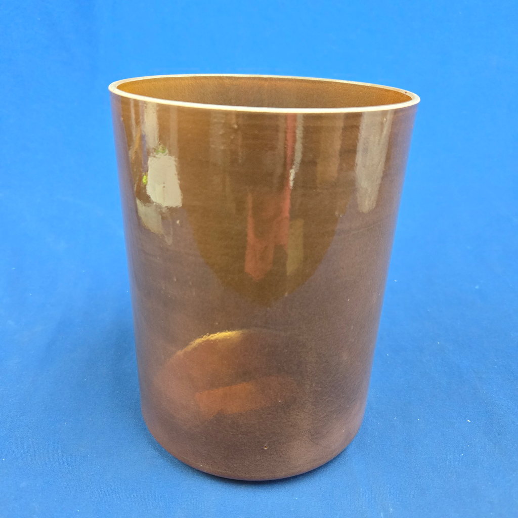 [4144] [#4144] 6" Golden Honey Infused Quartz Crystal Singing Bowl | 4B-6 | 492 Hz