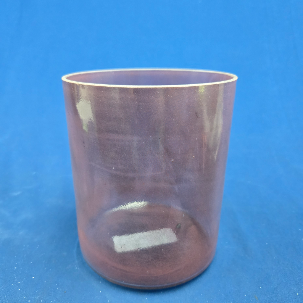 [4147] [#4147] 6" Purpurite Infused Quartz Crystal Singing Bowl | 4A#+38 | 476 Hz