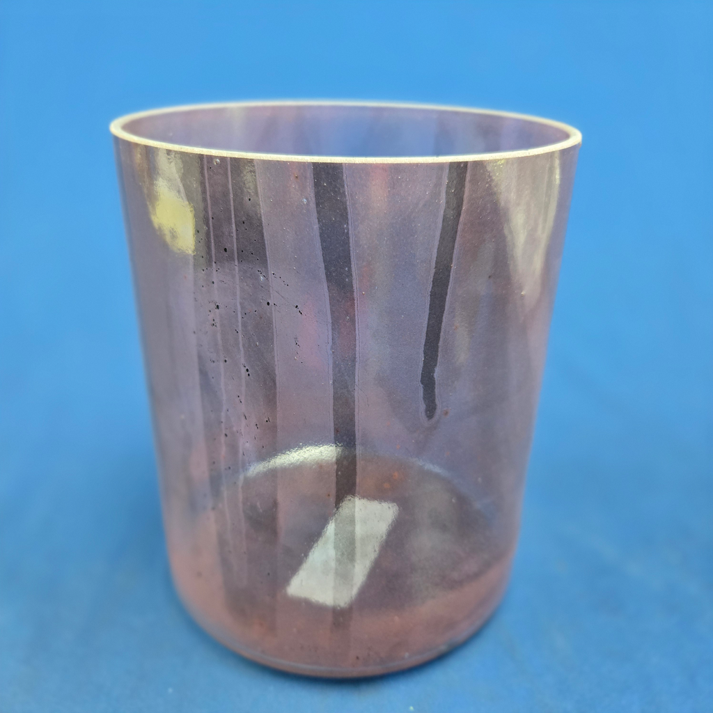 [4148] [#4148] 6" Purpurite Infused Quartz Crystal Singing Bowl | 4A#-13 | 462 Hz