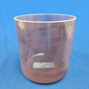 [#4153] 6" Purpurite Infused Quartz Crystal Singing Bowl | 4B-21 | 487 Hz
