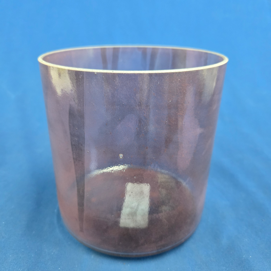 [4155] [#4155] 6" Purpurite Infused Quartz Crystal Singing Bowl | 4A#-2 | 465 Hz