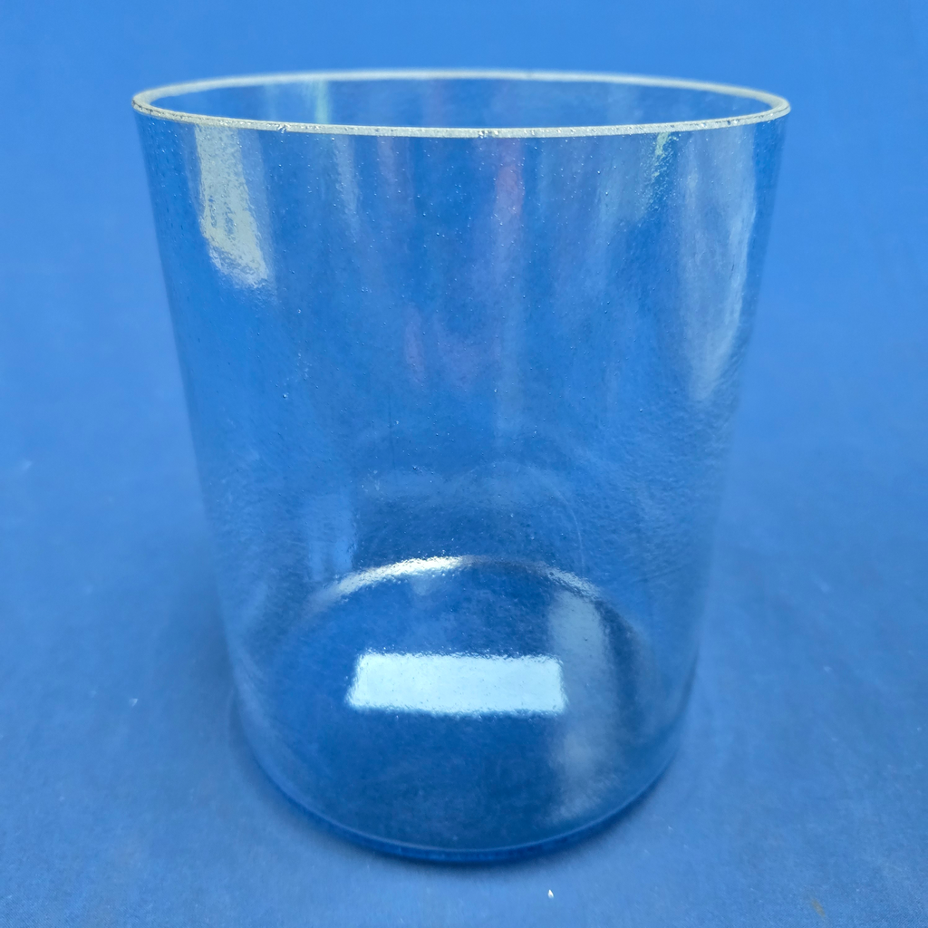 [4166] [#4166] 6" Blue Sapphire Infused Quartz Crystal Singing Bowl | 4B+43 | 506 Hz