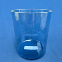 [#4169] 6" Blue Sapphire Infused Quartz Crystal Singing Bowl | 4B+25 | 501 Hz
