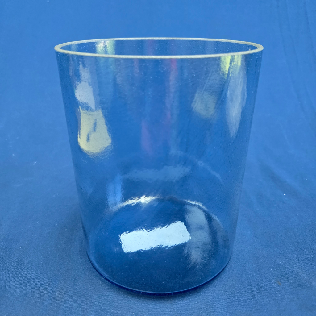 [4170] [#4170] 6" Blue Sapphire Infused Quartz Crystal Singing Bowl | 4A+42 | 451 Hz