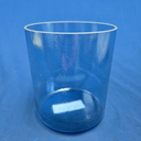 [#4175] 6" Blue Sapphire Infused Quartz Crystal Singing Bowl | 4B-46 | 480 Hz