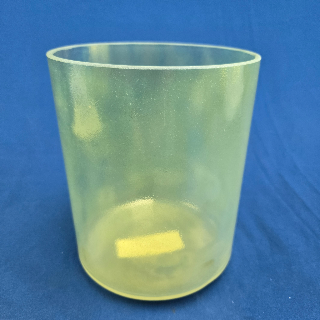 [4176] [#4176] 6" Apache Peridot Infused Quartz Crystal Singing Bowl | 5C+3 | 524 Hz