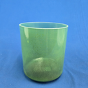 [#4182] 6" Moldavite Infused Quartz Crystal Singing Bowl | 4A#+8 | 468 Hz