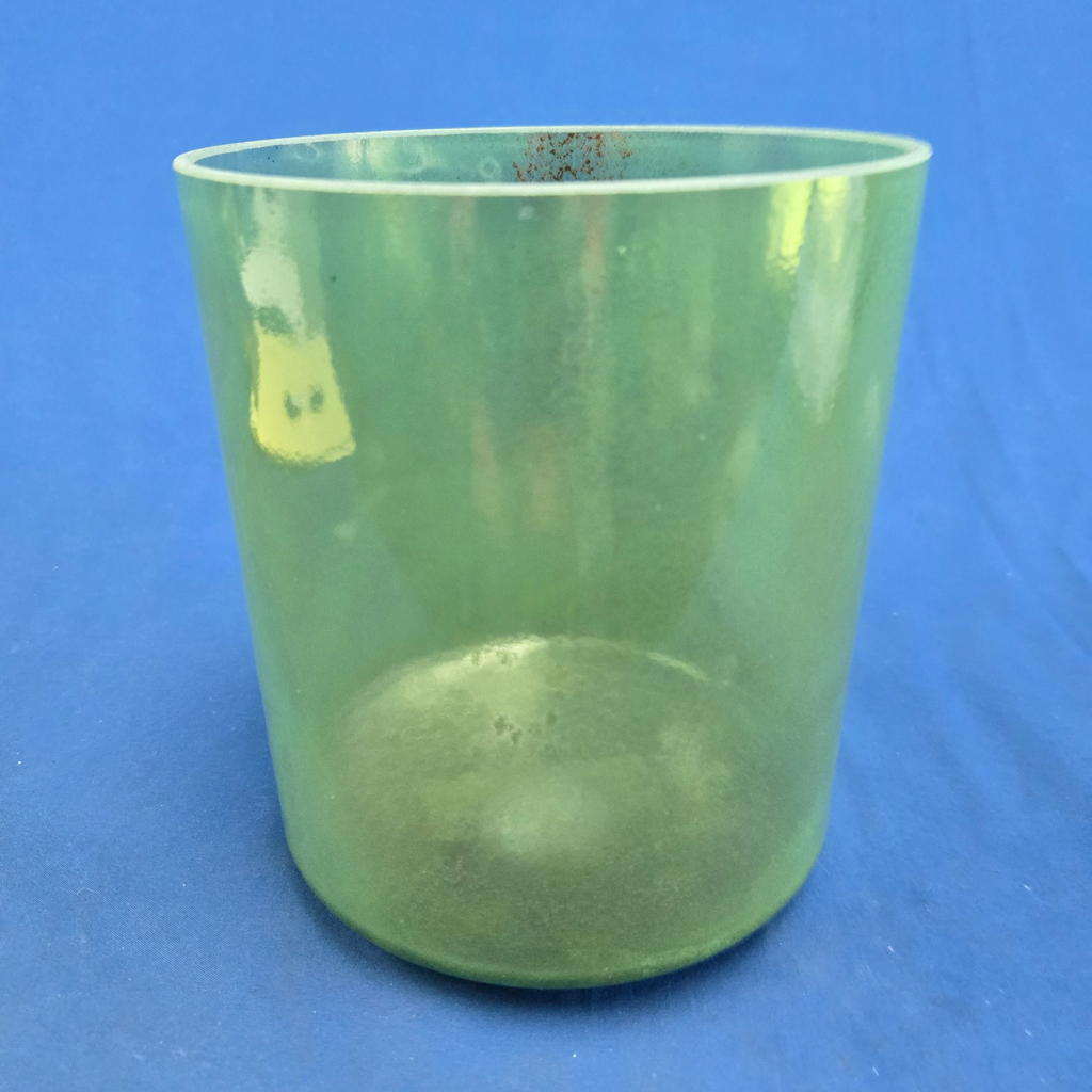 [4183] [#4183] 6" Moldavite Infused Quartz Crystal Singing Bowl | 4A#+10 | 469 Hz