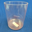 [#4189] 6" Halite Infused Quartz Crystal Singing Bowl | 4G#-20 | 410 Hz