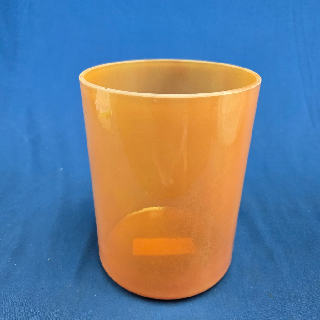 [4191] [#4191] 6" Peach Garnet Infused Quartz Crystal Singing Bowl | 5C-10 | 520 Hz
