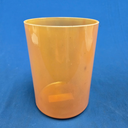 [#4192] 6" Peach Garnet Infused Quartz Crystal Singing Bowl | 5C+16 | 528 Hz
