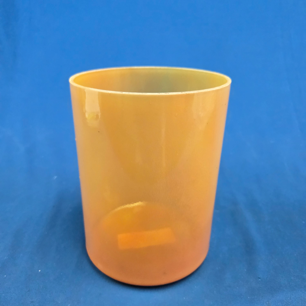 [4193] [#4193] 6" Peach Garnet Infused Quartz Crystal Singing Bowl | 4B0 | 493 Hz