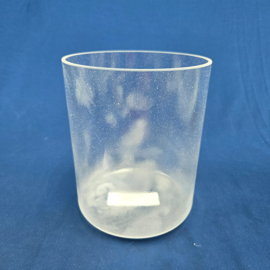 [4202] [#4202] 6" Clear Quartz Crystal Singing Bowl | 4B+43 | 506 Hz