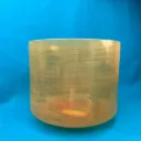 Citrine Quartz Crystal Singing Bowl | 9" C Note (-10) | #1509