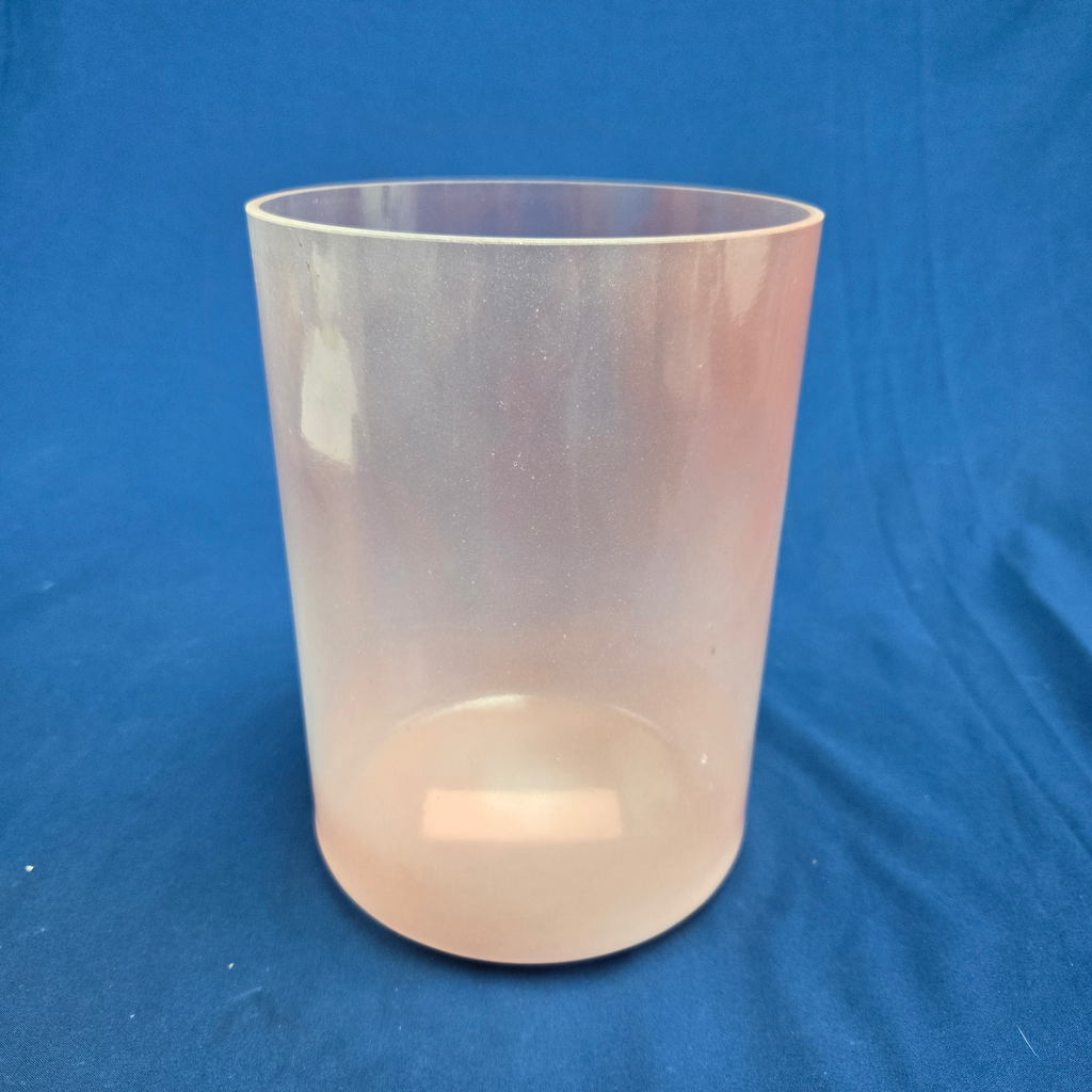 [4207] [#4207] 6" Halite Infused Quartz Crystal Singing Bowl | 4G#+26 | 421 Hz
