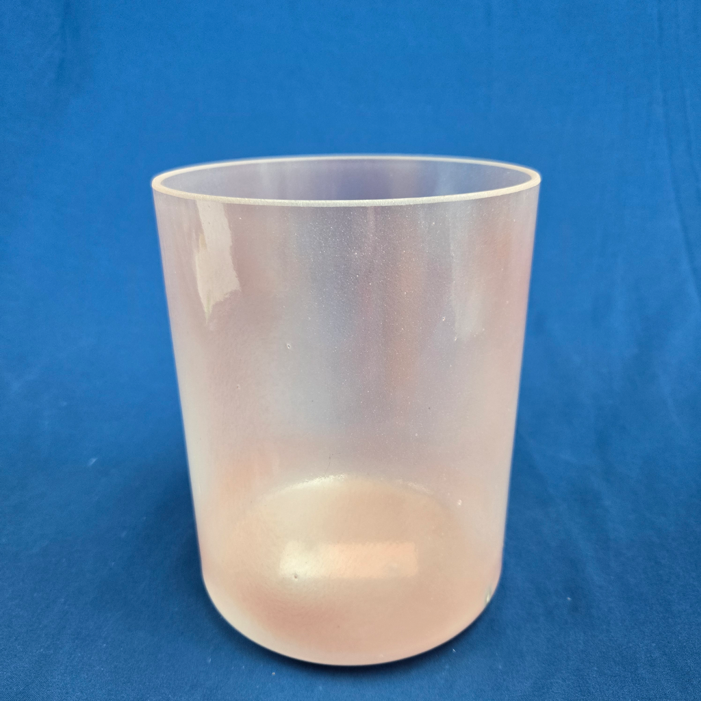 [4209] [#4209] 6" Halite Infused Quartz Crystal Singing Bowl | 4A-43 | 429 Hz