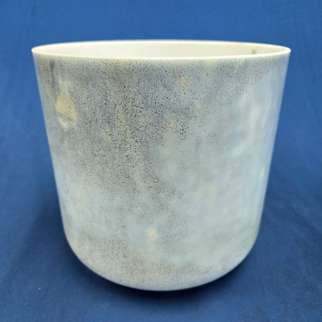 [#4221] Apatite Infused Quartz Crystal Singing Bowl | 8" | 4 D -30 | 288 Hz