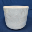 [#4223] 8" Apatite Infused Quartz Crystal Singing Bowl | 4E-48 | 320 Hz