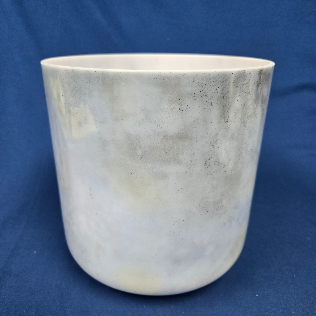 [4227] [#4227] 8" Apatite Infused Quartz Crystal Singing Bowl | 4C#+6 | 278 Hz