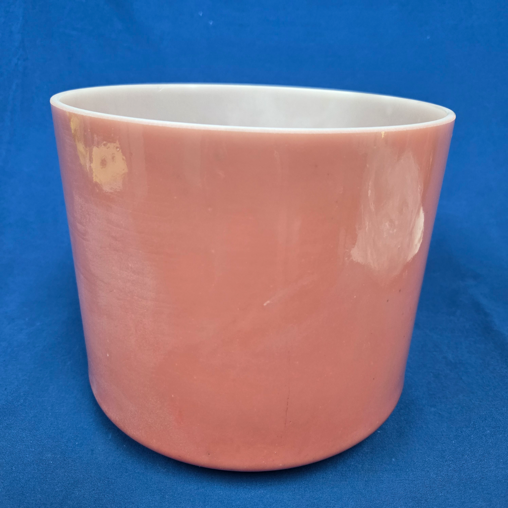 [4250] [#4250] 8" Rose Quartz Infused Quartz Crystal Singing Bowl | 4D#-18 | 307 Hz