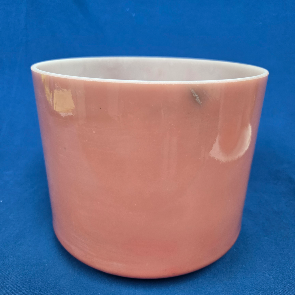 [4251] [#4251] 8" Rose Quartz Infused Quartz Crystal Singing Bowl | 4D-30 | 28 Hz