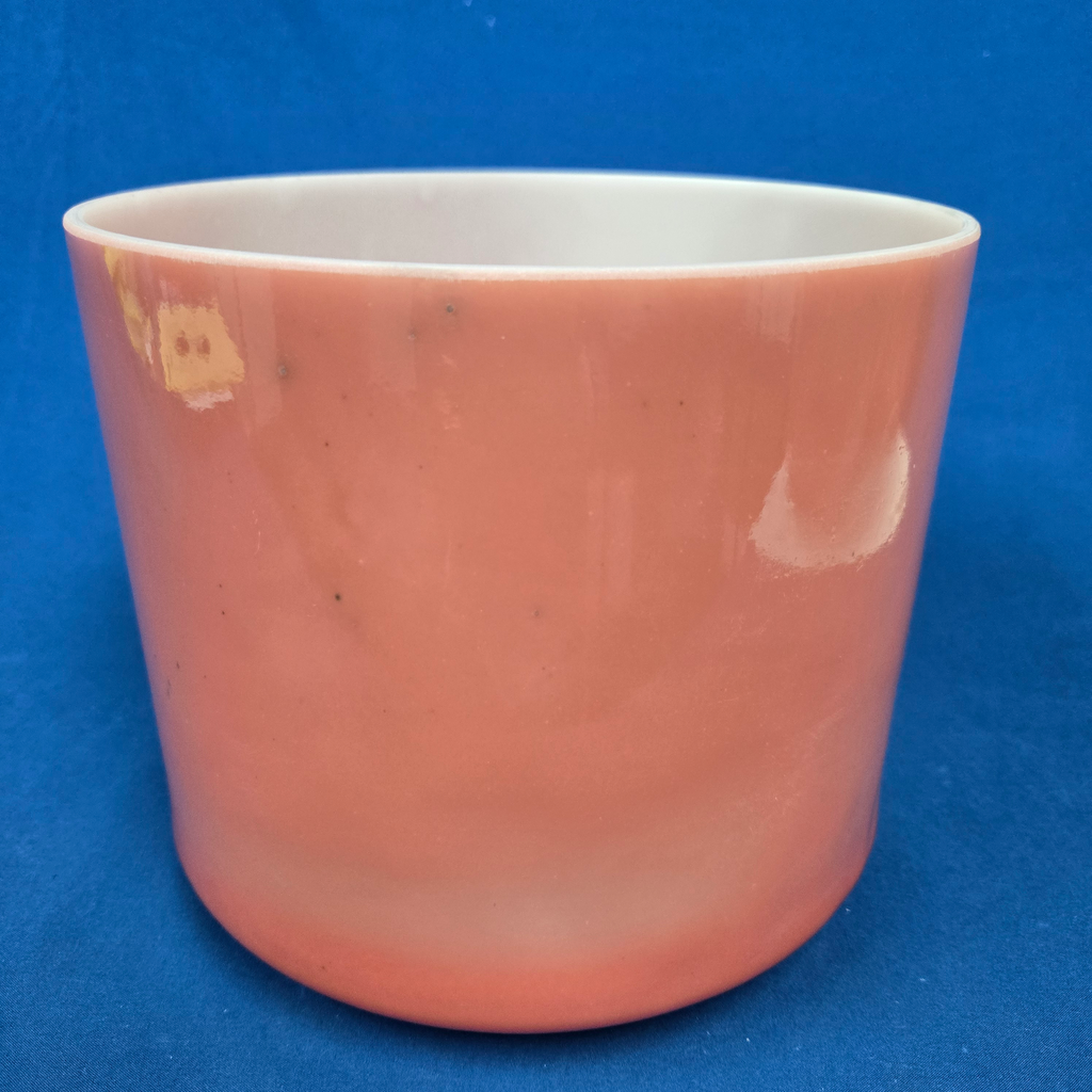 [4255] [#4255] 8" Rose Quartz Infused Quartz Crystal Singing Bowl | 4D-40 | 286 Hz
