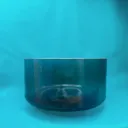 Kornerupine Quartz Crystal Singing Bowl | 9" F# Note (0) | #1535