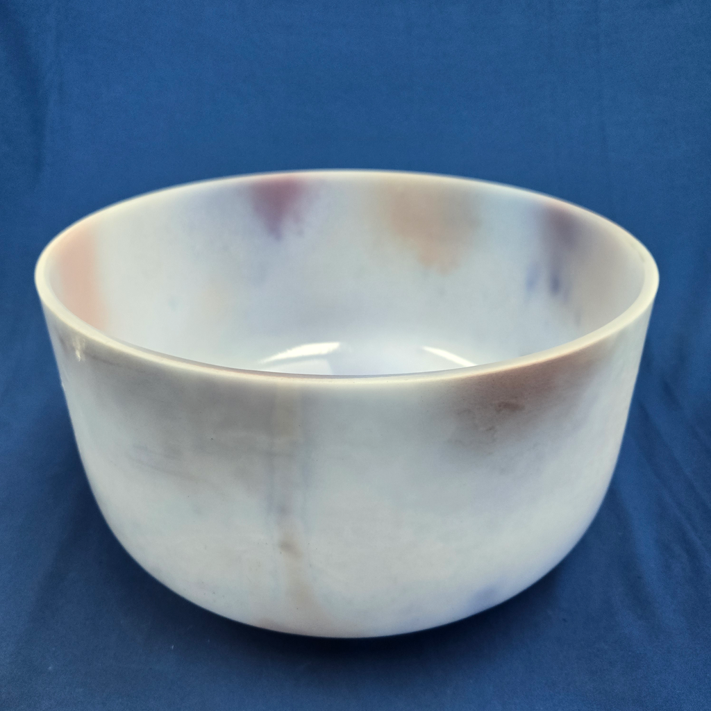 [4270] [#4270] 14" Lepidolite Infused Quartz Crystal Singing Bowl | 3G#+32 | 211 Hz