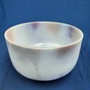 [#4270] 14" Lepidolite Infused Quartz Crystal Singing Bowl | 3G#+32 | 211 Hz