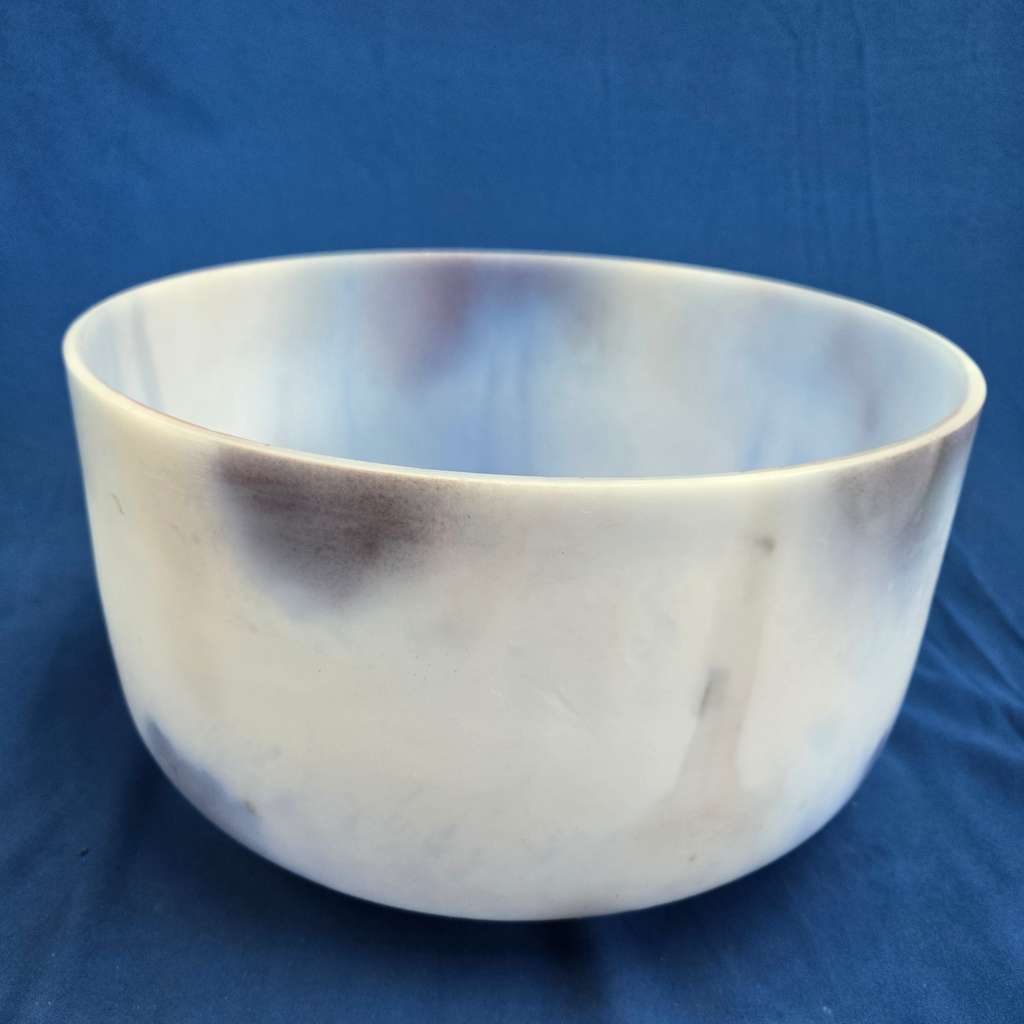 [4272] [#4272] 14" Lepidolite Infused Quartz Crystal Singing Bowl | 3G-12 | 194 Hz