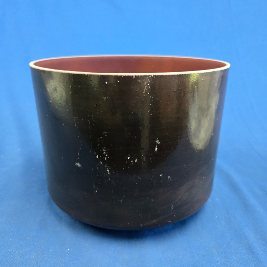 [4311] [#4311] 9" Cherry & Acai Infused Quartz Crystal Singing Bowl | 4C#+6 | 278 Hz