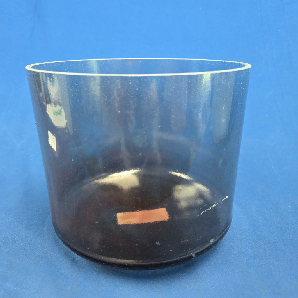 [4313] [#4313] 9" Red Spinel Infused Quartz Crystal Singing Bowl | 4F-7 | 347 Hz