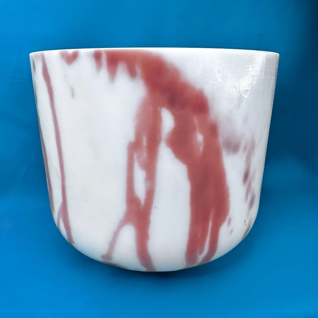 [1558] Lepidolite Quartz Crystal Singing Bowl | 10" G Note (-45) | #1558