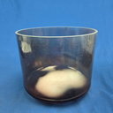 [#4316] 9" Red Spinel Infused Quartz Crystal Singing Bowl | 4G-49 | 381 Hz