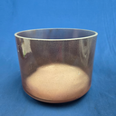 [#4317] 9" Red Spinel Infused Quartz Crystal Singing Bowl | 4G+49 | 380 Hz