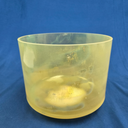[#4318] 9" Citrine Infused Quartz Crystal Singing Bowl | 4F#-46 | 269 Hz